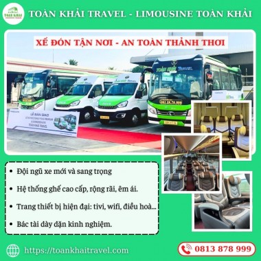 Xe đưa đón tận nơi - Chuyên nghiệp, tận tâm, an toàn